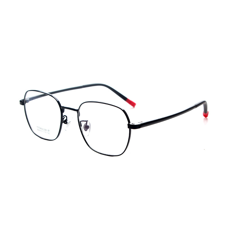MCROONS Kids Rectangle Glasses — Modern Stainless Steel Frames | Boys and Girls | Black, Silver, Rose Gold and Pink