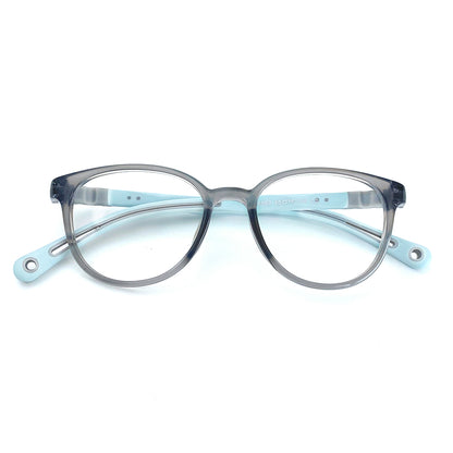 MCROONS Kids Cat-Eye Silicon Glasses — Playful Flexible Frames | Boys and Girls | Blue, Pink, Lavender and Light Blue