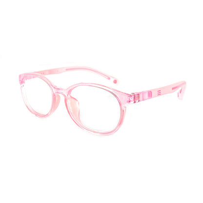 MCROONS Occhiali ovali in silicone per bambini - Montature flessibili e comode | Ragazzi e Ragazze | Nero, Blu, Verde acqua, Rosa e Lavanda