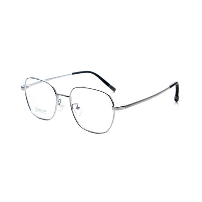 MCROONS Kids Rectangle Glasses — Modern Stainless Steel Frames | Boys and Girls | Black, Silver, Rose Gold and Pink