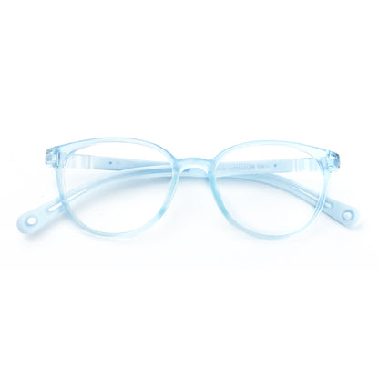 MCROONS Kids Cat-Eye Silicon Glasses — Playful Flexible Frames | Boys and Girls | Blue, Pink, Lavender and Light Blue