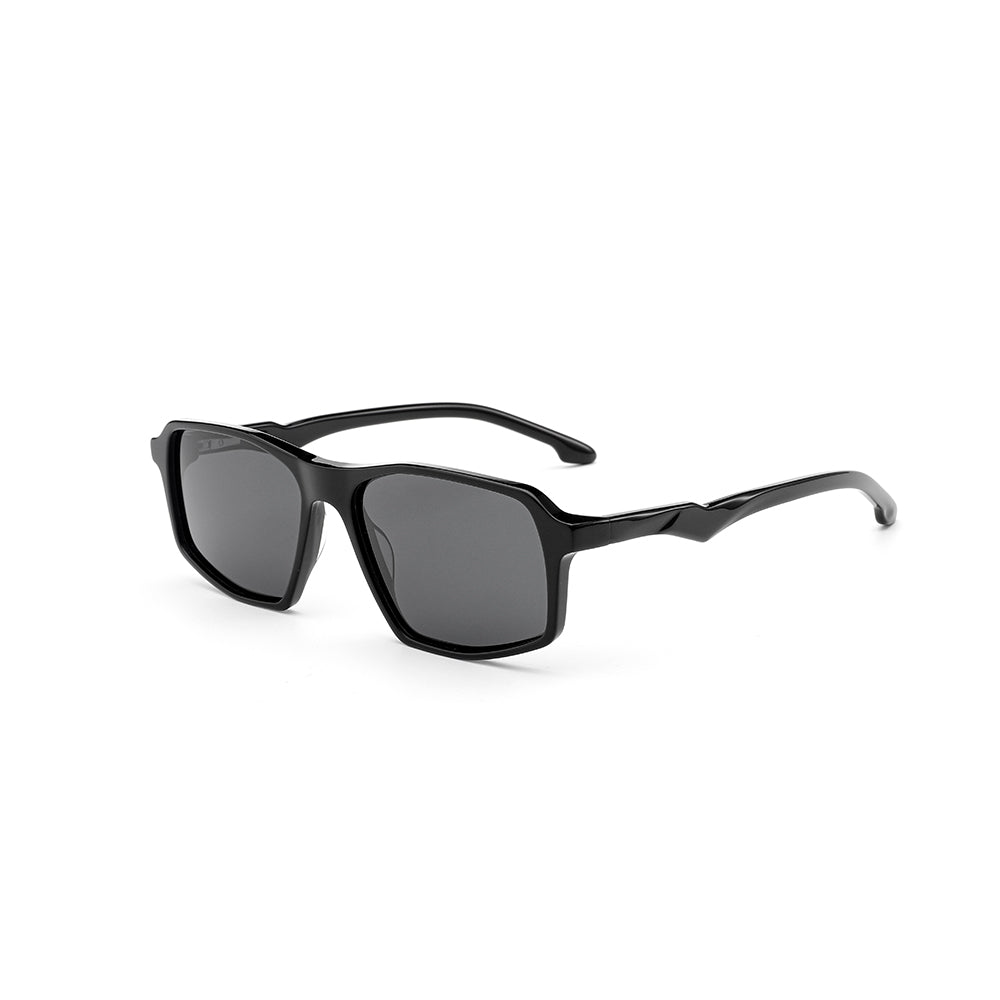 Occhiali da sole sportivi neri angolari MCROONS - Stile moda unisex | Nero, Nero opaco, Blu, Blu opaco e Grigio