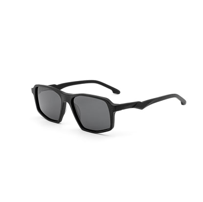 Occhiali da sole sportivi neri angolari MCROONS - Stile moda unisex | Nero, Nero opaco, Blu, Blu opaco e Grigio