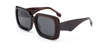 MCROONS Große Schildkröten Acetat Sonnenbrille — Polarisierte Damen | Schwarz, Demi, Braun und Schildkröte