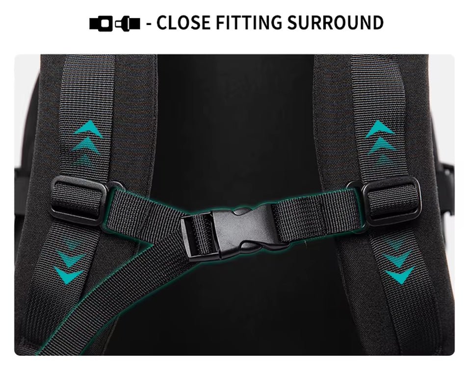 Waterproof Travel Backpack Unisex Teenager Student Zipper Rucksack Bag Backpack School Bags for Men - MCROONS.COM