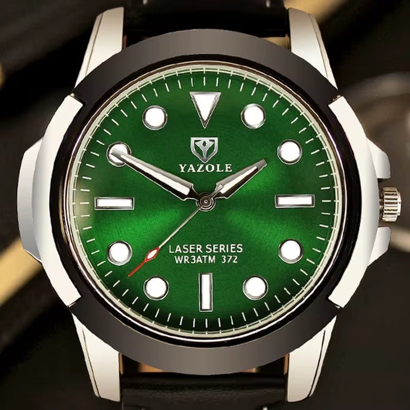 YAZOLE D Luxury Mens Watches Sport Style Hot Sale Factory Custom Logo Quartz Watch Classic Leather Wristwatch Wholesale - MCROONS.COM