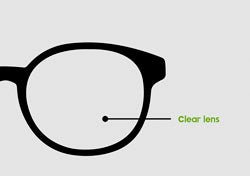 Clear lens